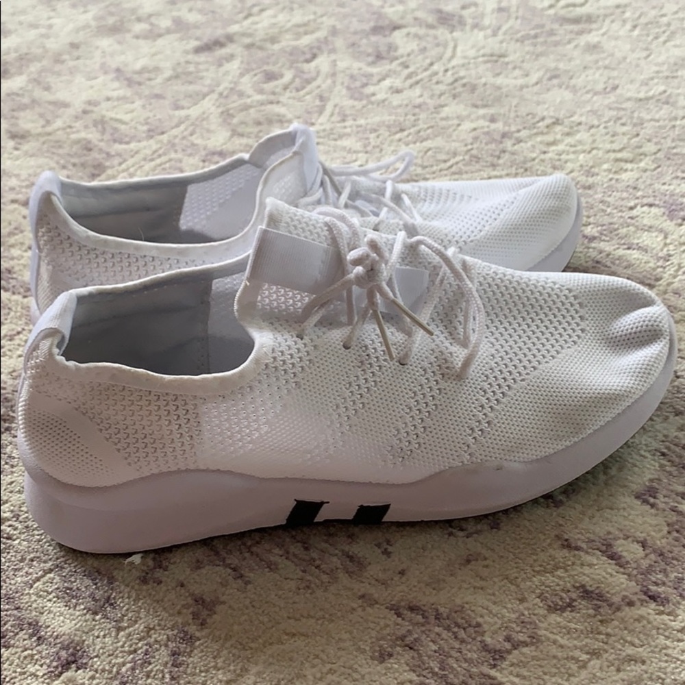 White sneakers
